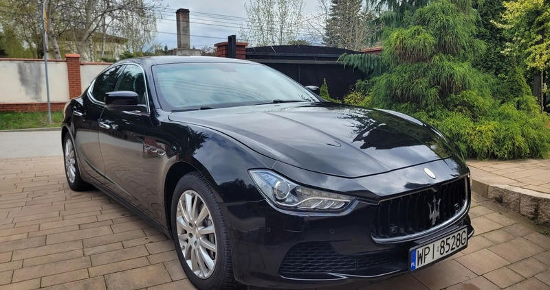Maserati Ghibli cena 95000 przebieg: 130000, rok produkcji 2014 z Piaseczno małe 211